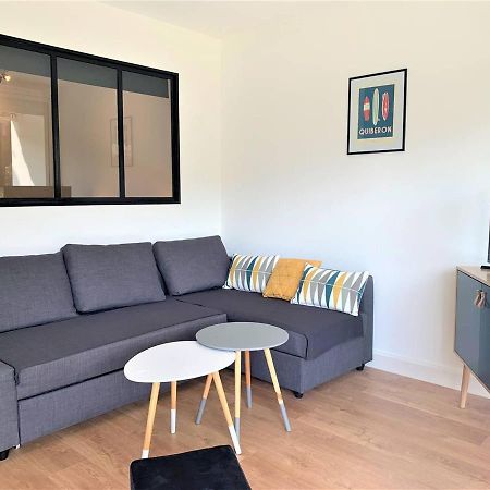Quiberon, Appart 2 Pieces Renove, A 2 Pas De La Plage, Loggia Sud, Garage, Classe 2*, Pour 3 Pers. - Fr-1-478-182 外观 照片