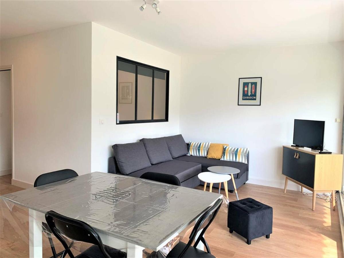 Quiberon, Appart 2 Pieces Renove, A 2 Pas De La Plage, Loggia Sud, Garage, Classe 2*, Pour 3 Pers. - Fr-1-478-182 外观 照片