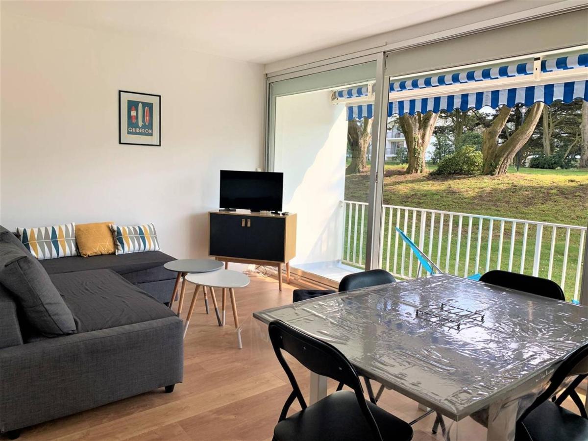 Quiberon, Appart 2 Pieces Renove, A 2 Pas De La Plage, Loggia Sud, Garage, Classe 2*, Pour 3 Pers. - Fr-1-478-182 外观 照片